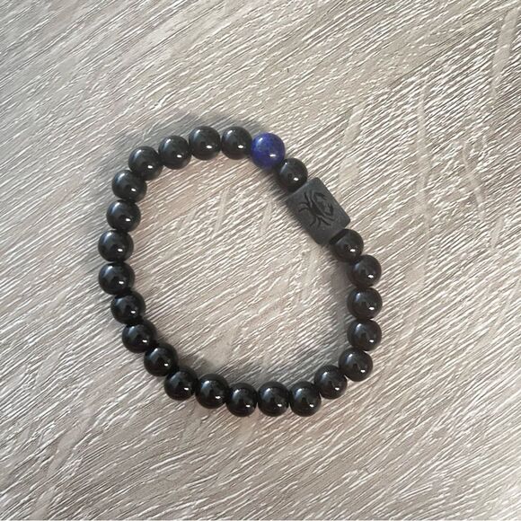 New Beaded Zodiac Bracelet - Black Stone - Unisex - Multiple Available - Picture 8 of 8